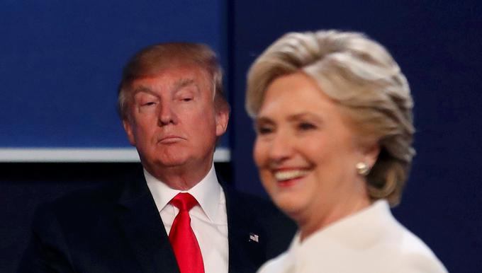 Donald Trump in Hillary Clinton | Foto: Reuters