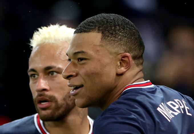 Mbappe je odločil zmagovalca, Neymar, ki se je po skoraj treh mesecih vrnil na igrišče, pa je prispeval asistenco. | Foto: Reuters