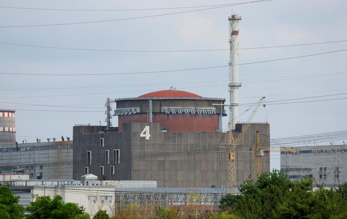 Zaporožje, nuklearka |  Največja ukrajinska jedrska elektrarna v Zaporožju je sicer pod nadzorom ruskih sil in ne deluje. Grossi je napovedal nov obisk nuklearke v Zaporožju. | Foto Reuters