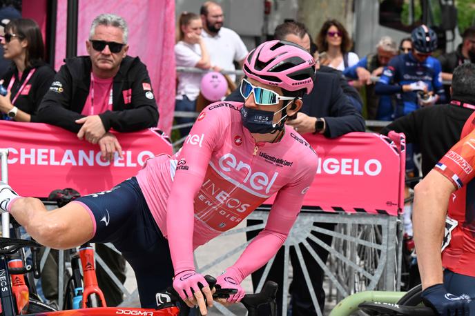 Geraint Thomas | Geraint Thomas je po soboti dobil nekaj počitka, ko je predal rožnato majico, saj mu ni bilo treba na podelitev in novinarsko konferenco. | Foto Guliverimage