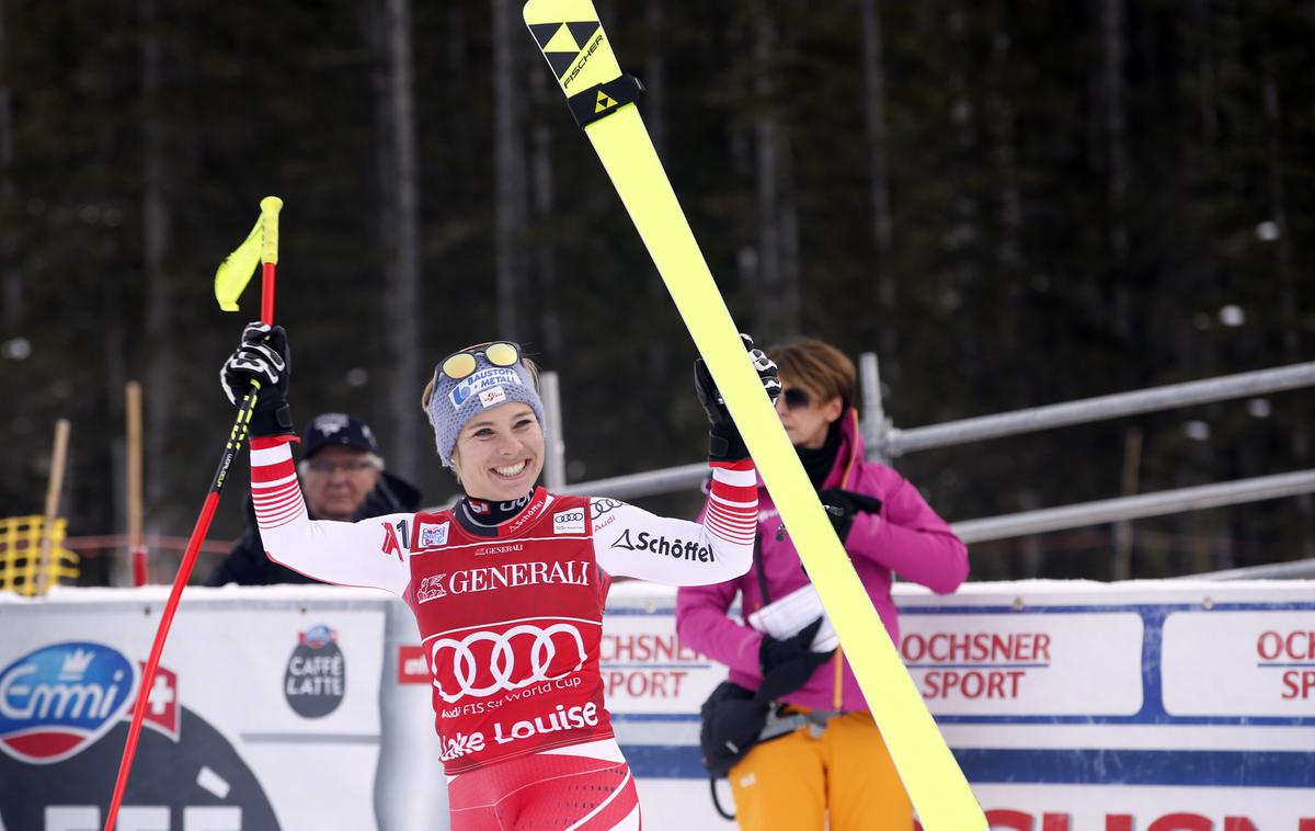 Nicole Schmidhofer | Nicole Schmidhofer se veseli druge smukaške zmage v dveh dneh. | Foto Getty Images