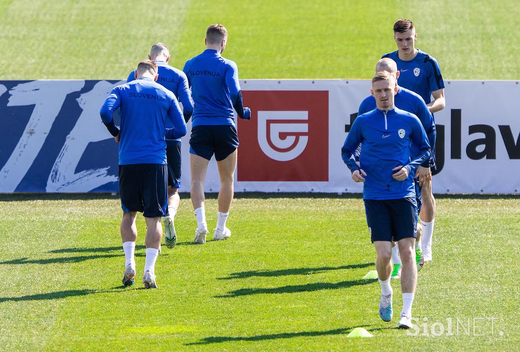 Trening Slovenska nogometna reprezentanca Brdo