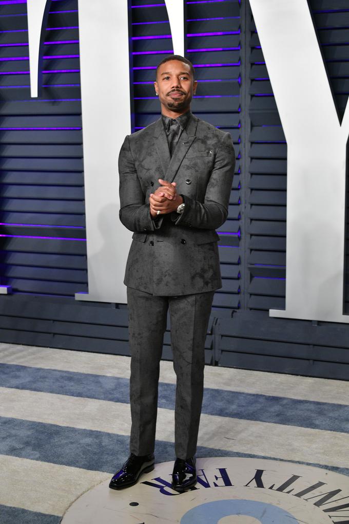 ... in Michael B. Jordan 24. februarja na zabavi Vanity Fair. | Foto: Getty Images