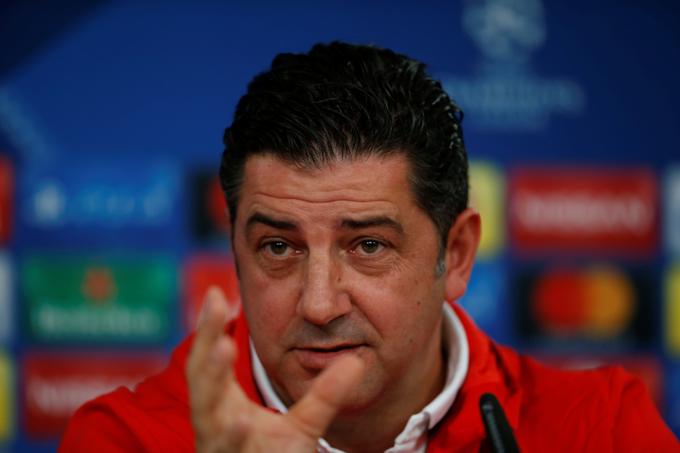 Trener Benfice Rui Vitoria je sproščen. Lizbončani so zmagali na zadnjih sedmih tekmah, ki so jih odigrali. | Foto: Reuters