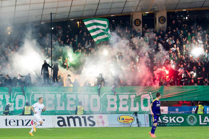 V soboto bo dvoboj v Ljudskem vrtu spremljalo več kot tisoč navijačev Olimpije. | Foto: Urban Urbanc/Sportida