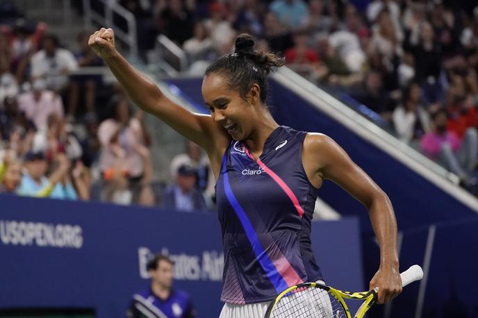 Leylah Fernandez | Elina Svitolina je za preboj v četrtfinale ugnala nekdanjo številko ena Simono Halep. | Foto Guliverimage