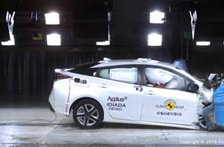 Euro NCAP: toyota prius s petimi zvezdicami, suzuki baleno z le tremi