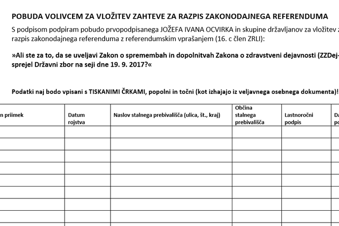 Referendumsko vprašanje ZZD | Foto zdravniki-zobozdravniki.net