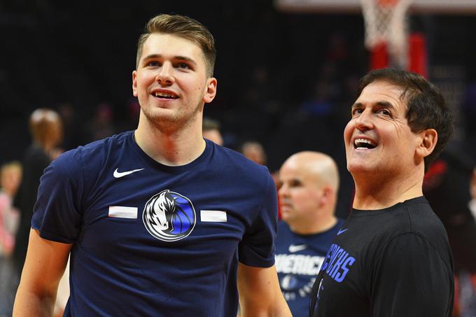 Mark Cuban, lastnik franšize Dallas Mavericks, preprosto obožuje slovenskega košarkarskega genija. | Foto: Guliverimage/Vladimir Fedorenko