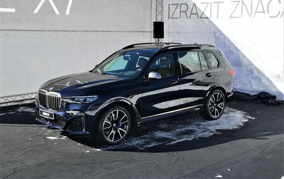 BMW X7 | BMW bo novega X7 v Slovenijo pripeljal maja. To bo njihov največji športni terenec, ki ima serijko sedem, ob doplačilu pa šest sedežev. | Foto Gregor Pavšič