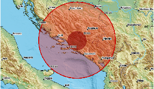 BiH stresel močan potres