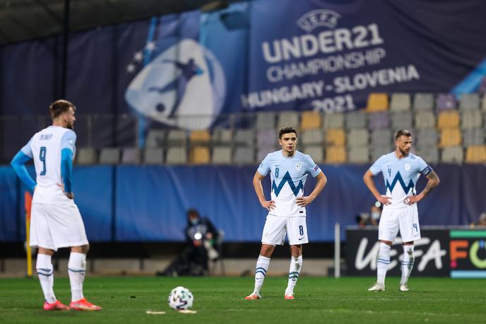 Slovenija Španija U21 | Mlada slovenska reprezentanca je zgodovinski Euro do 21 let, ki poteka v Sloveniji in na Madžarskem, začela s porazom. | Foto Vid Ponikvar