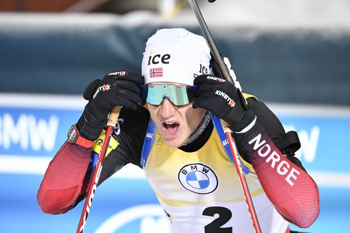 Johannes Thingnes Boe je z rojaki slavil zmago v mešanih štafetah. | Foto: Guliverimage/Vladimir Fedorenko