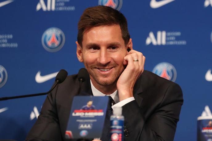 Lionel Messi | Lionel Messi bo vsaj dve leti nosil dres PSG. | Foto Reuters