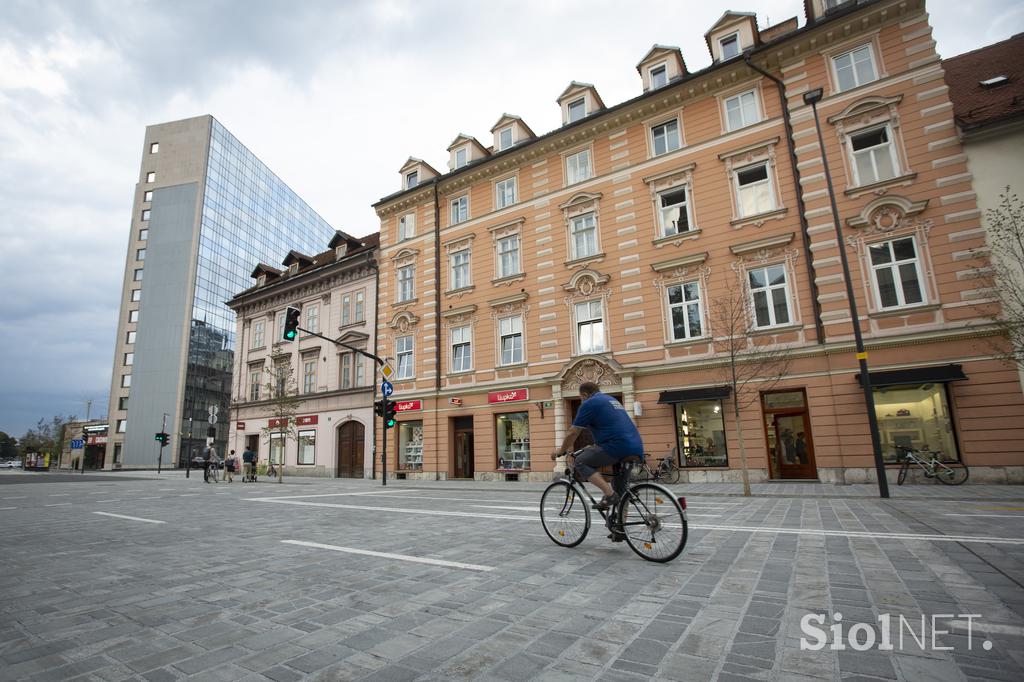 Otvoritev Gosposvetske ceste v Ljubljani.