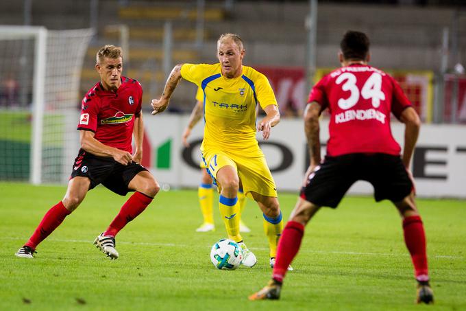 Domžale so v Nemčiji namučile Freiburg. | Foto: Žiga Zupan/Sportida