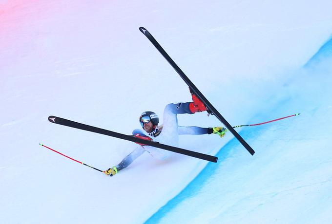 Hujši padec in resnejšo poškodbo je doživel Aleksander Aamodt Kilde, ki je s sezono že končal. | Foto: Reuters