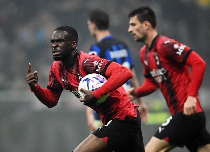 Fikayo Tomori je na srečanju z Interjem zabil edini zadetek za Milano.  | Foto: Reuters