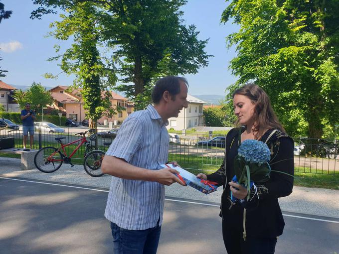 sprejem Tamara Zidanšek | Foto: Gregor Mlakar/STA