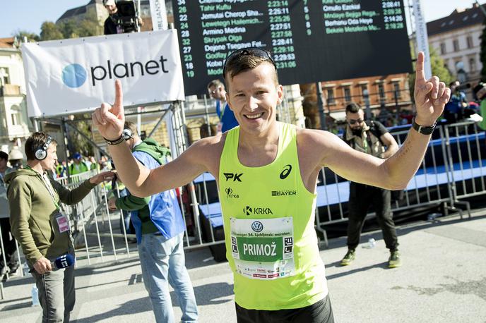 Ljubljanski maraton 2019 Primož Kobe | Primož Kobe je najhitrejši Slovenec v cilju kraljevske razdalje na 24. Ljubljanskem maratonu.  | Foto Ana Kovač