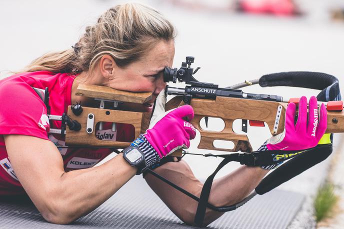 trening biatlon streljanja Anamarija Lampič | Anamarija Lampič je tekmi pokala IBU zasedla šesto mesto, potem ko je zgrešila štiri strele. | Foto Grega Valančič/Sportida