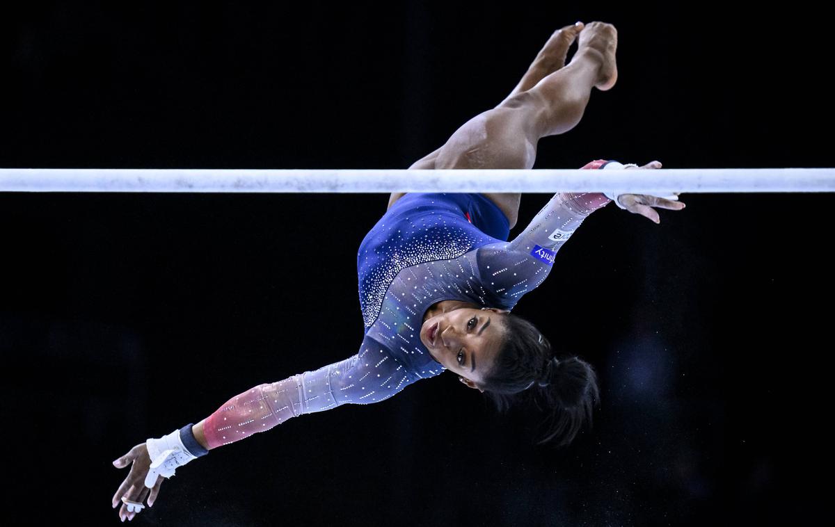 Simone Biles | Simone Biles  je dosegla tudi rekord po številu kolajn na olimpijskih igrah in SP. S skupno 33 kolajnami je postala najboljša v zgodovini. | Foto Guliverimage