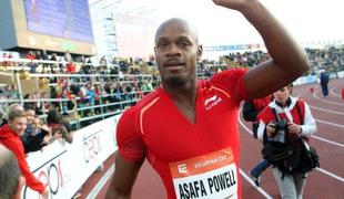 Asafa Powell zmagal v Franciji, čas nič posebnega