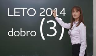 Leto 2014: sedi, to bo tri (video)