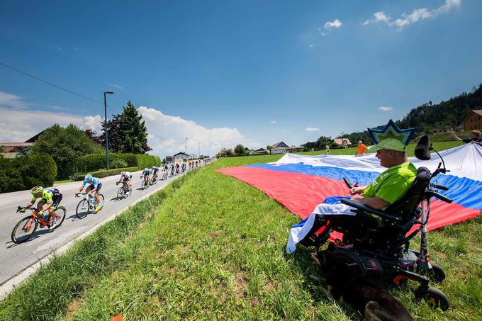 navijač po sloveniji | Foto: Vid Ponikvar