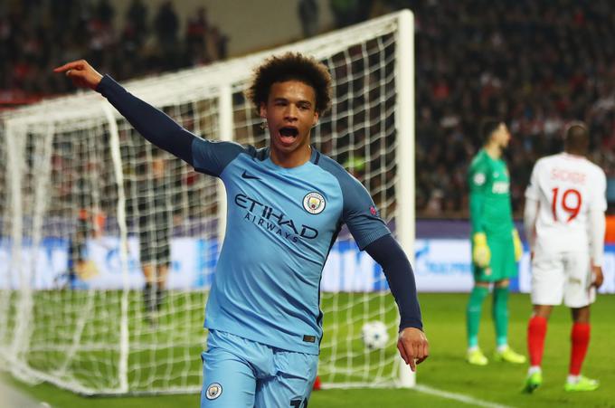 Ko je Leroy Sane znižal na 1:2, je bil Man City četrtfinalist lige prvakov. | Foto: Guliverimage/Getty Images