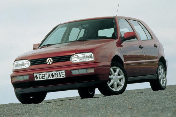 Po slovenski osamosvojitvi je bil še posebej zaželen volkswagen golf.  | Foto: Volkswagen