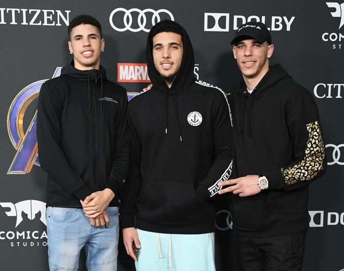 LaMelo Ball, Liangelo Ball in Lonzo Ball  | Foto: Getty Images