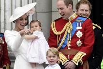 Elizabeta II., William, Kate