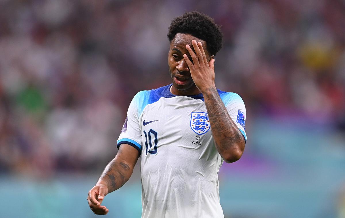 Raheem Sterling | Raheem Sterling je na dan srečanja proti Senegalu zapustil reprezentančni tabor v Katarju in se vrnil v London. | Foto Guliverimage