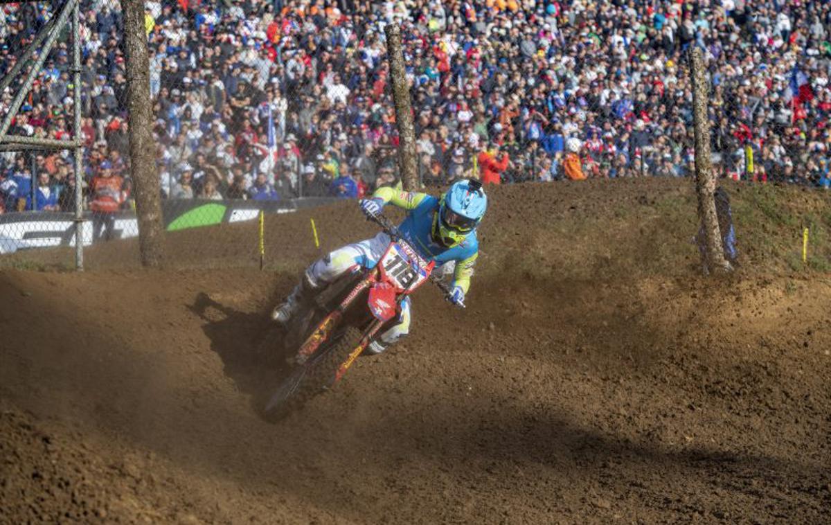 pokal narodov Tim Gajser Honda | Tim Gajser na pokalu narodov dirka v barvah Slovenije in s številko 118 (Pancar ima 119 in Bubnič 120). Številke so določene glede na rezultat prejšnjega pokala narodov, na katerem Slovenija sicer ni nastopila. | Foto Honda Racing/ShotbyBavo