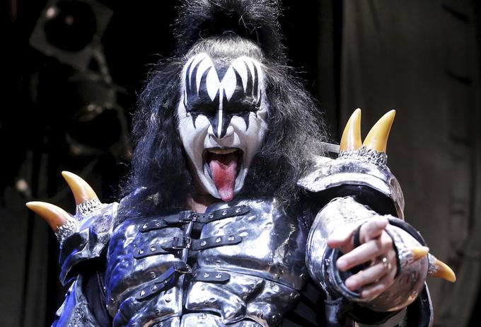 Gene Simmons v svoji prepoznavni odrski opravi | Foto: Reuters