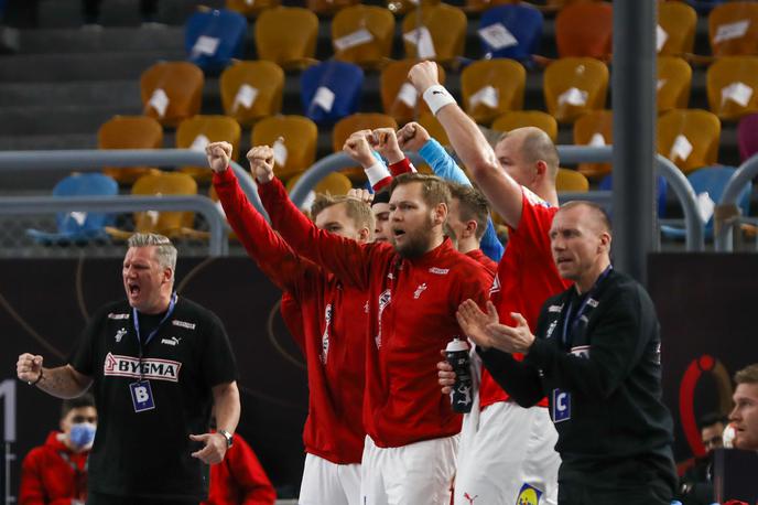 Danska SP rokomet | Tudi v danskem taboru, kjer sta zaradi novega koronavirusa v izolaciji dva igralca, opozarjajo na slabo organizacijo svetovnega prvenstva. | Foto Handball Egypt2021