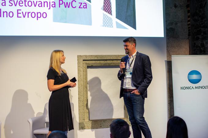 Vlado Šarenac, direktor za področje tehnološkega svetovanja za Jugovzhodno Evropo pri PricewaterhouseCoopers | Foto: Žan Kovačič, Konica Minolta Slovenija