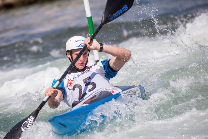 Celjani Martin Srabotnik je bil najhitrejši med kajakaši. | Foto: Urban Urbanc/Sportida