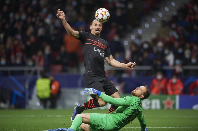 Jan Oblak, Zlatan Ibrahimović | Jan Oblak se je pred zadnjim krogom znašel v težavah. | Foto Guliverimage