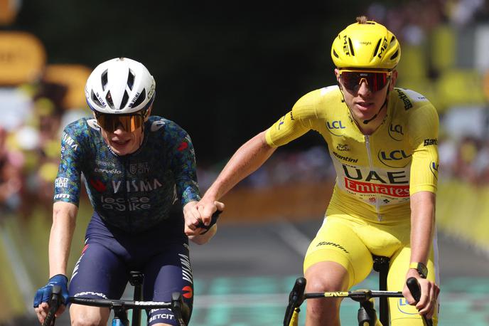 Jonas Vingegaard & tadej Pogačar, TDF 2024 | Foto Reuters