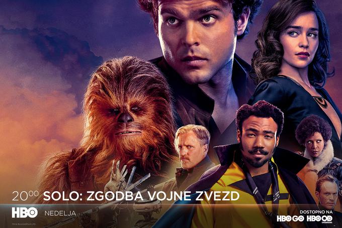 Medzgodba najbolj slavne filmske sage o "galaksiji daleč daleč proč" sledi dogodivščinam mladega Hana Sola in njegovega zvestega spremljevalca, kosmatega Chewbacce, preden sta se pridružila Uporu in srečala razvpitega Landa Calrissiana. • Premiera filma: v nedeljo, 3. 3., ob 20. uri na HBO.* │ Že na voljo tudi na HBO OD/GO.

 | Foto: 