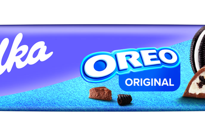 čokolada Milka Oreo Bar | Odpoklic čokolade Milka | Foto Mondelēz International