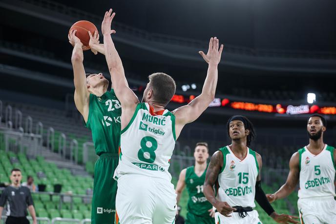 Cedevita Olimpija - Krka | Krka v tej sezoni še ni uspela ugnati Olimpije. | Foto Vid Ponikvar