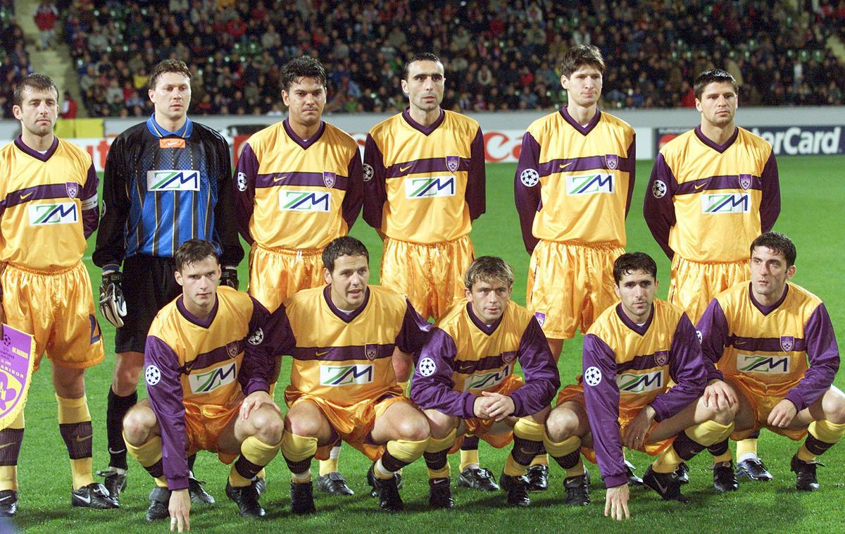 NK Maribor Bayer Leverkusen 1999 | Mariborčani so pred 24 leti presenetili nogometno Evropo in se prek Lyona uvrstili v ligo prvakov. V zadnjem nastopu v skupinskem delu so prekrižali načrte tudi Bayerju iz Leverkusna, pred tem pa v gosteh ugnali kijevski Dinamo. | Foto Guliverimage