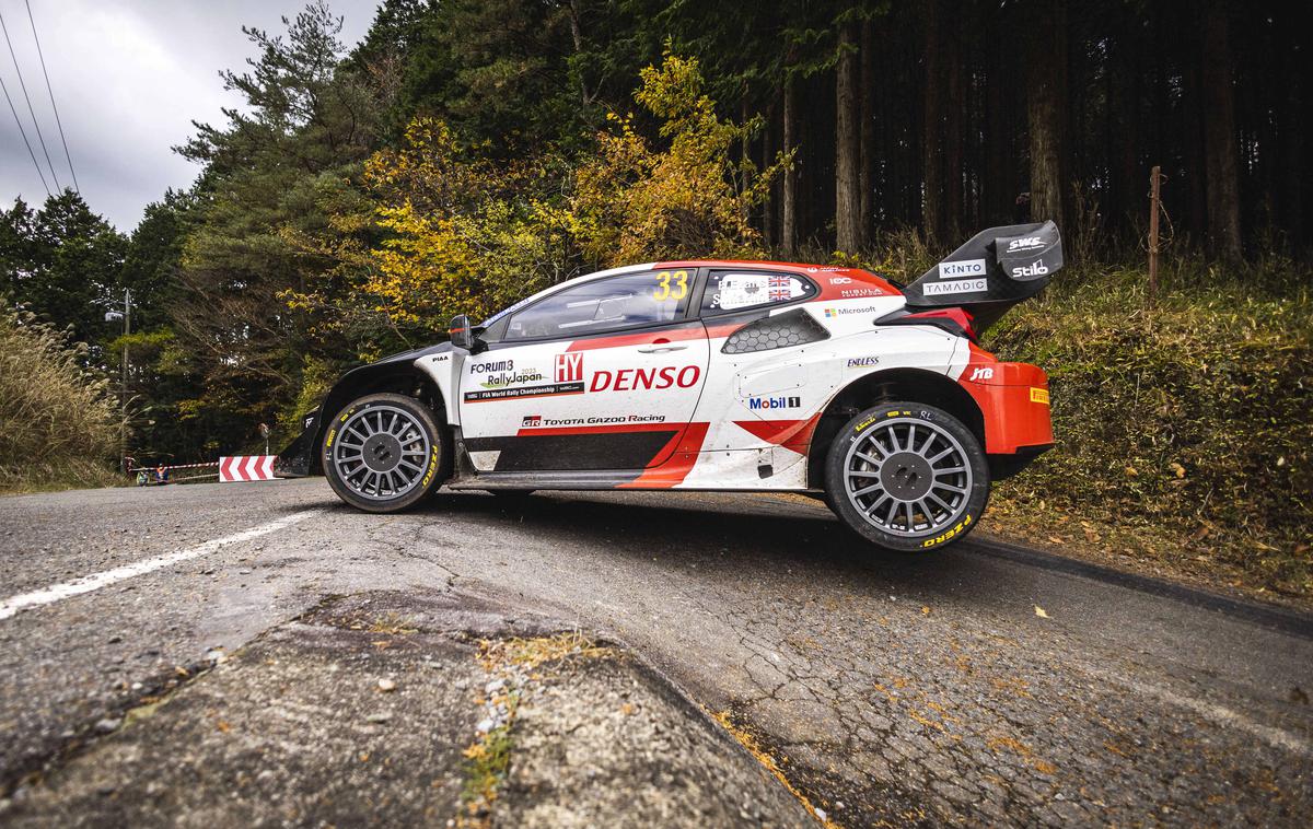 WRC Japonska Elfyn Evans Toyota | Elfyn Evans dirka proti osmi zmagi na svetovnem reli prvenstvu. | Foto Guliverimage