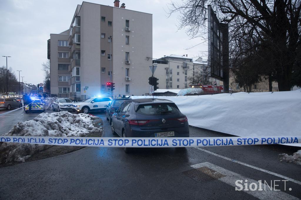 Umor na Oražnovi ulici v Ljubljani.