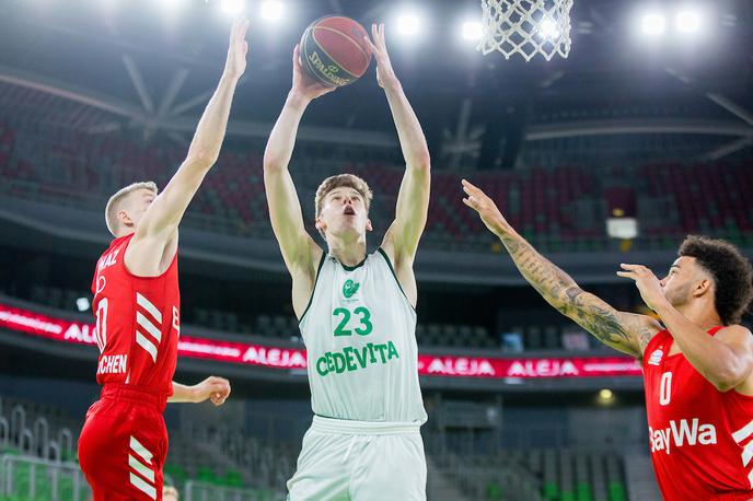 KK Cedevita Olimpija : Bayern Basketball, Luka Ščuka | Na nabor je prijavljen tudi Luka Ščuka. | Foto Žiga Zupan/Sportida