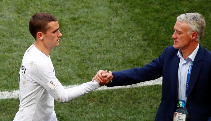 Antoine Griezmann in Didier Deschamps imata na SP v Rusiji velike načrte. | Foto: Reuters