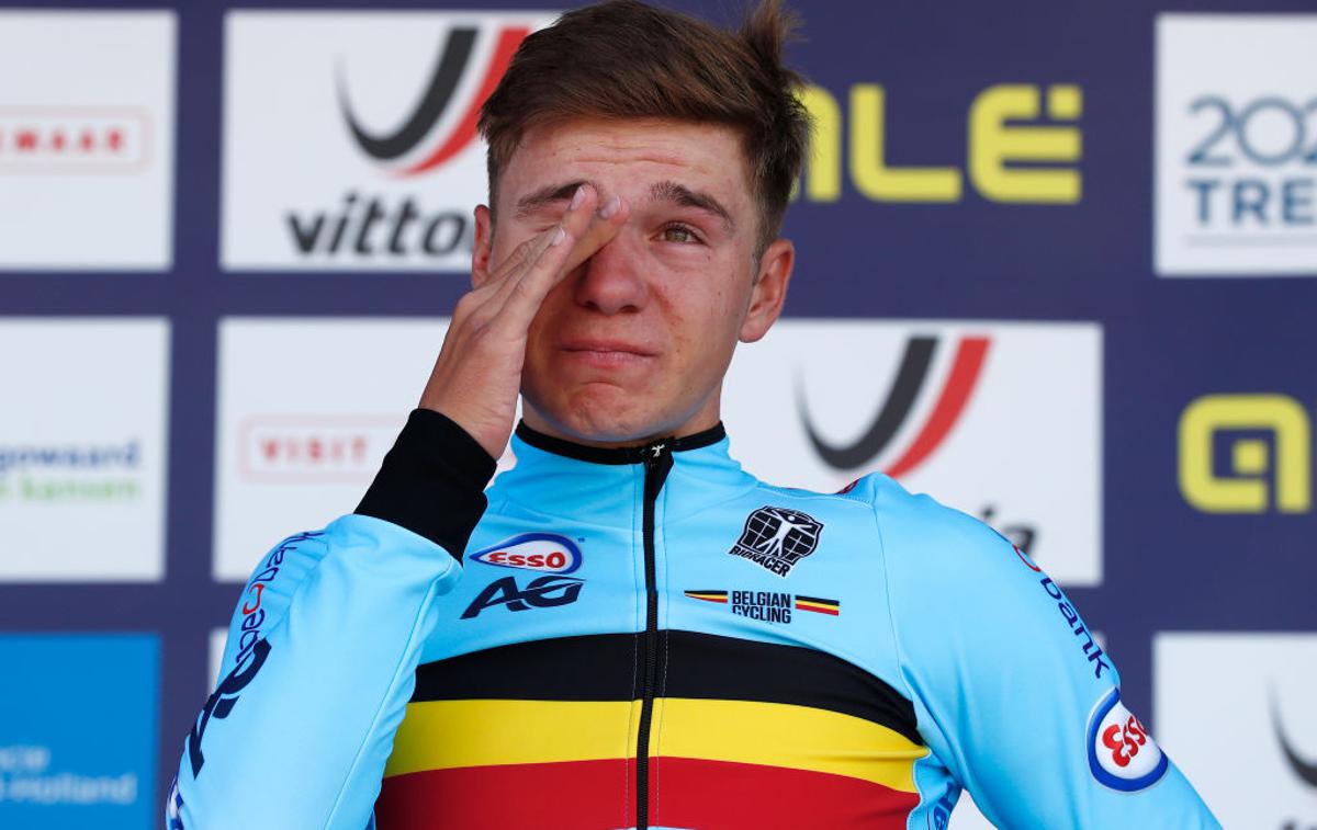 Remco Evenepoel | 19-letni Remco Evenepoel je letos postal evropski prvak v kronometru. | Foto Getty Images